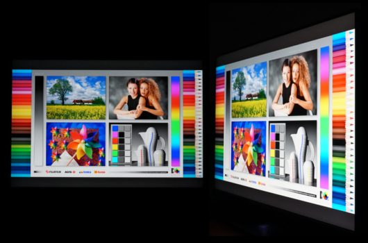 Horizontale und vertikale Blickwinkel des IPS-Panels