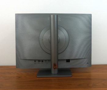 Display Ansicht hinten in der tiefsten Stellung
