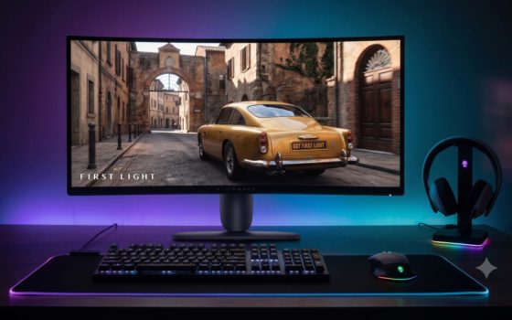 Alienware AW3426DW (Bild: Dell/KI generiert)