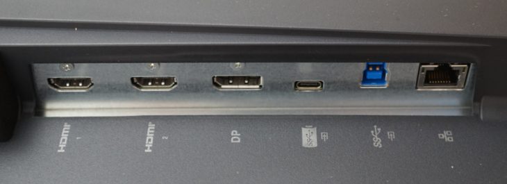 Anschlüsse des EIZO EV3851X
