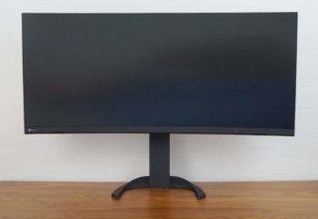 Ansicht Monitor vorn in der höchsten Stellung