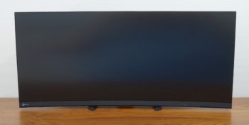 Ansicht Monitor vorn in der niedrigsten Stellung