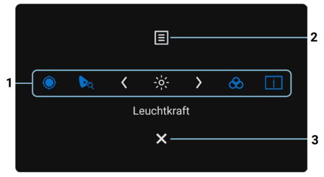 Vorgeschaltetes Menü (Screenshot: Dell-Handbuch)