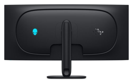 Dezente RGB-Beleuchtung des Logos auf der Gehäuserückseite (Bild: Dell)