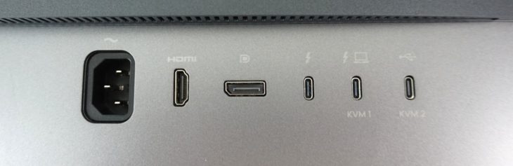 Anschlüsse des BenQ PD2732U