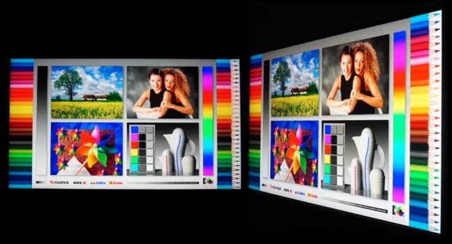 Blickwinkel-Eigenschaften vom IPS-Panel